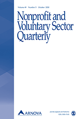 Nonprofit and Voluntary Sector Quarterly